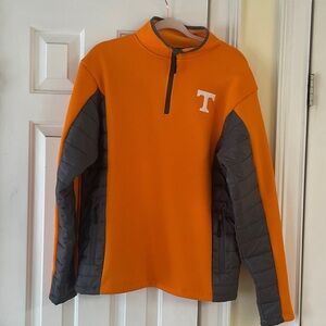 ColosseumOrange and Gray Men's Sweater